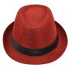 Unisex Straw Fedora Hat
